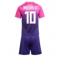 Niemcy Jamal Musiala #10 Koszulka Wyjazdowa dzieci ME 2024 Krótki Rękaw (+ krótkie spodenki)